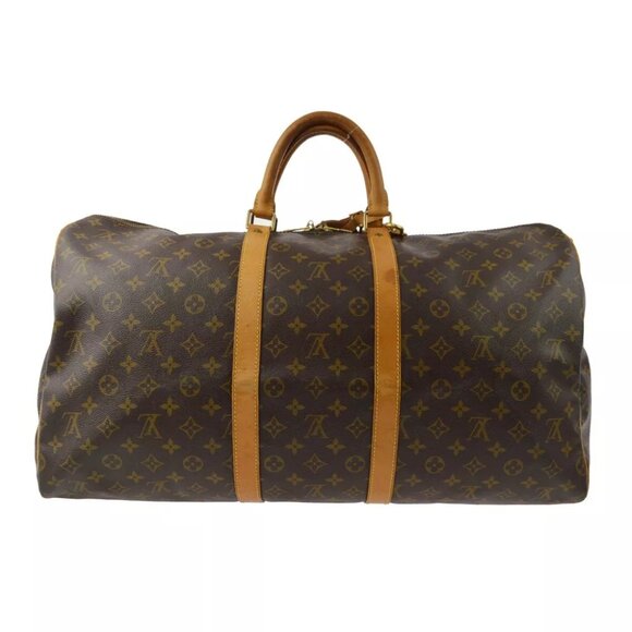 LOUIS VUITTON KEEPALL BANDOULIERE 55 TRAVEL BAG MONOGRAM - Picture 2 of 10